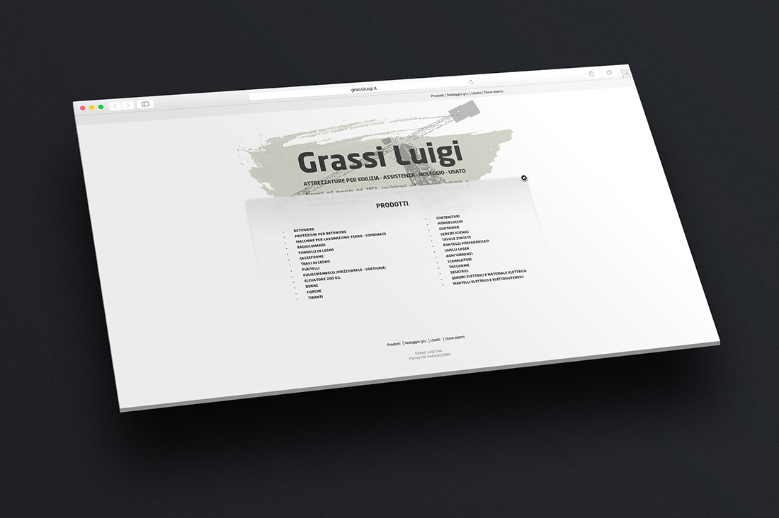 Grassi - Web site