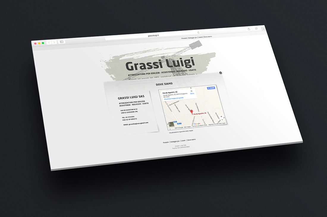 Grassi - Web site